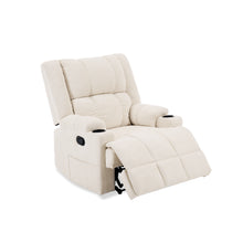 Load image into Gallery viewer, Corven Manual 1 Seater Recliner Sofa - Beige