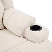 Load image into Gallery viewer, Corven Manual 1 Seater Recliner Sofa - Beige