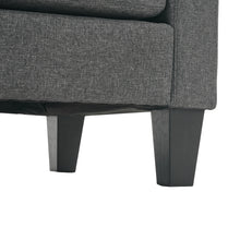 Load image into Gallery viewer, Kellen 3 Seater Sofa With Ottoman - Dark Grey