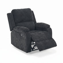 Load image into Gallery viewer, Solis Manual 1 Seater Recliner Sofa - Black