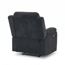 Load image into Gallery viewer, Solis Manual 1 Seater Recliner Sofa - Black