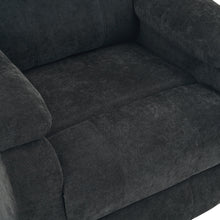 Load image into Gallery viewer, Solis Manual 1 Seater Recliner Sofa - Black