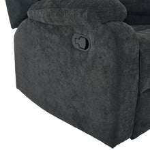 Load image into Gallery viewer, Solis Manual 1 Seater Recliner Sofa - Black