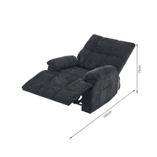 Load image into Gallery viewer, Orston Manual 1 Seater Recliner Sofa - Black