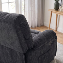 Load image into Gallery viewer, Orston Manual 1 Seater Recliner Sofa - Black