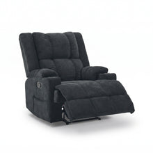 Load image into Gallery viewer, 24548-corven-manual-1-seater-recliner-sofa-black-2608035