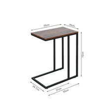 Load image into Gallery viewer, Crisp Side Table - Rustic Brown