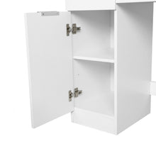 Load image into Gallery viewer, Elva 2 Piece Dressing Table with Mirror &amp; Stool Set - White