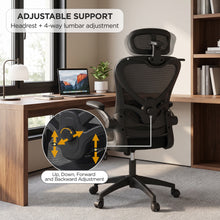 Load image into Gallery viewer, 24554-wellis-office-chair-black-2608062