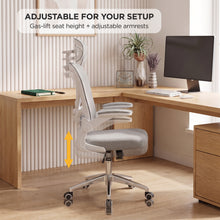 Load image into Gallery viewer, 24555-wellis-office-chair-grey-2608063
