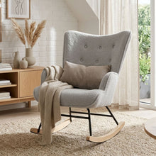 Load image into Gallery viewer, lt11005-ava-boucle-rocking-armchair-light-grey-26052114
