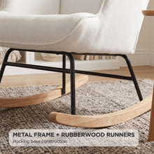 Load image into Gallery viewer, lt11117-lull-chenille-rocking-armchair-white-2608075