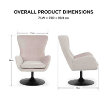 Load image into Gallery viewer, lt11001-arcus-velvet-armchair-light-khaki-2608073