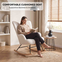 Load image into Gallery viewer, lt10990-liva-boucle-rocking-armchair-white-2608074