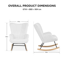 Load image into Gallery viewer, lt10990-liva-boucle-rocking-armchair-white-2608073