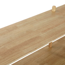 Load image into Gallery viewer, Tui 3 Tier Long Storage Shelf Bookshelf - Oak