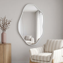 Load image into Gallery viewer, 24553-moro-freeform-wall-mirror-91cm-white-2608106