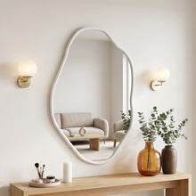 Load image into Gallery viewer, 24553-moro-freeform-wall-mirror-91cm-white-2608107