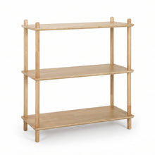 Load image into Gallery viewer, 24411-tui-3-tier-storage-shelf-bookshelf-oak-2608101