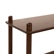 Load image into Gallery viewer, Tui 3 Tier Long Storage Shelf Bookshelf - Walnut