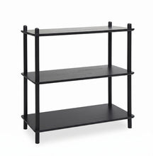 Load image into Gallery viewer, 24412-tui-3-tier-storage-shelf-bookshelf-Black-2608101