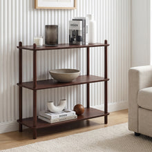 Load image into Gallery viewer, 24413-tui-3-tier-storage-shelf-bookshelf-Walnut-2608109