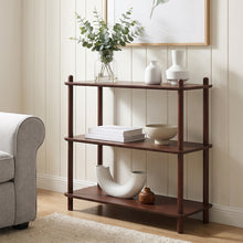 Load image into Gallery viewer, 24413-tui-3-tier-storage-shelf-bookshelf-Walnut-2608108