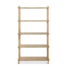 Load image into Gallery viewer, Tui 5 Tier Storage Shelf Bookshelf - Oak