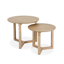 Load image into Gallery viewer, 24420-timber-2-piece-coffee-table-set-oak-2608115