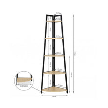 Load image into Gallery viewer, 24556-nero-5-tier-corner-shelf-natural-26081111