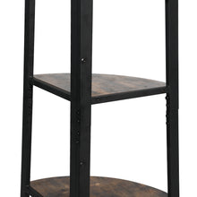 Load image into Gallery viewer, Sora 5 Tier Corner Shelf - Rustic Brown