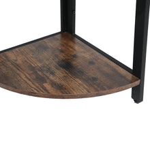 Load image into Gallery viewer, Sora 5 Tier Corner Shelf - Rustic Brown