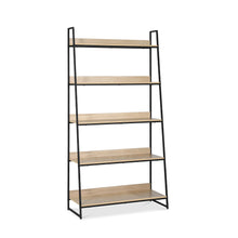 Load image into Gallery viewer, Vanta 5 Tier Ladder Bookshelf - Oak