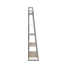 Load image into Gallery viewer, Vanta 5 Tier Ladder Bookshelf - Oak