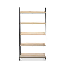 Load image into Gallery viewer, Vanta 5 Tier Ladder Bookshelf - Oak