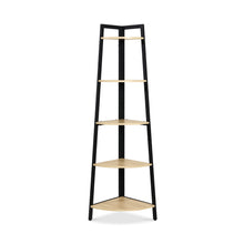 Load image into Gallery viewer, Brace 5 Tier Corner Shelf - Natural