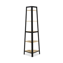 Load image into Gallery viewer, Brace 5 Tier Corner Shelf - Natural
