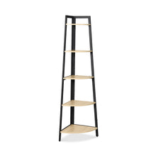 Load image into Gallery viewer, Brace 5 Tier Corner Shelf - Natural