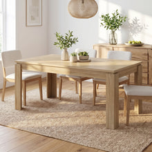 Load image into Gallery viewer, Azar Dining Table Rectangle 160 x 80cm - Natural