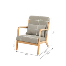 Load image into Gallery viewer, Taru Velvet Armchair - Grey