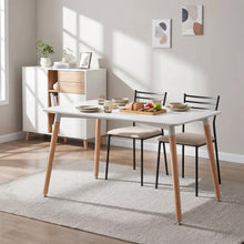 Load image into Gallery viewer, Sana Dining Table Rectangle 120 x 80cm - White