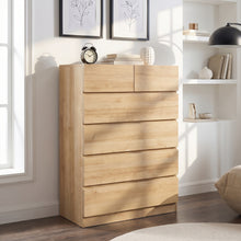 Load image into Gallery viewer, Harris 6 Drawers Tallboy - Oak