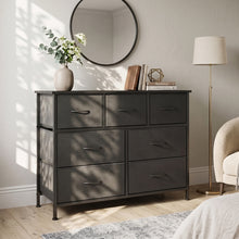 Load image into Gallery viewer, lt10261-madilyn-7-drawers-lowboy-black-260813