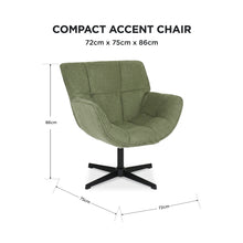 Load image into Gallery viewer, lt11002-cava-swivel-armchair-olive-green-2608141