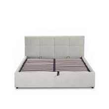 Load image into Gallery viewer, Elevon Double Gas Lift Bed Frame - Linen Grey