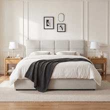 Load image into Gallery viewer, Elevon Double Gas Lift Bed Frame - Linen Grey