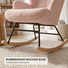 Load image into Gallery viewer, lt11054-ava-boucle-rocking-armchair-pink-2608185