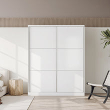 Load image into Gallery viewer, 23539-tonto-160cm-wardrobe-with-sliding-doors-white-2608182