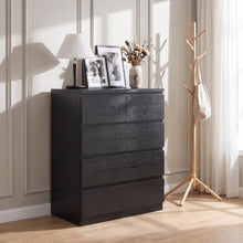 Load image into Gallery viewer, Tongass Wooden 5 Drawers Tallboy - Black