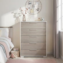 Load image into Gallery viewer, 22343-waipoua-5-drawer-tallboy-grey-oak-2608181